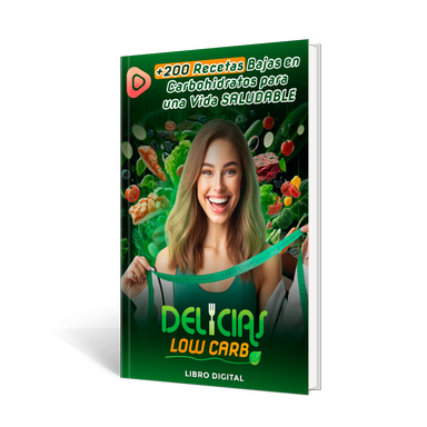Recetario digital Delicias Low Carb — producto principal